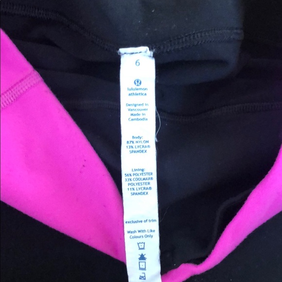 Lululemon reversible capris - Picture 3 of 3